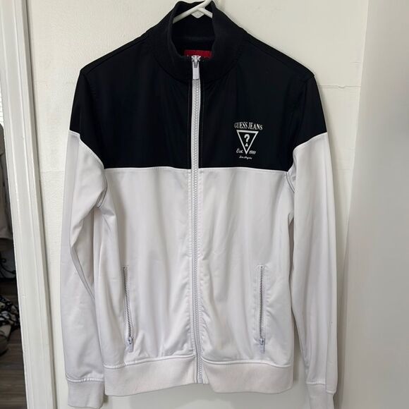 Guess Black and White Men's Jacket - Picture 3 of 9